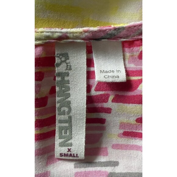 Hang Ten Multicolored V-Neck Sleeveless Button Front Lightweight Top Women's XS - Picture 7 of 9